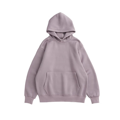 Autumn and winter wholesale plain blank 350 grams oversize pullover men's winter fleece hoodie fleece hooded sweater-meg BEST buys