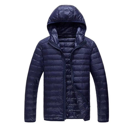 Men's All-Season Ultra Lightweight Packable Down Jacket Water and Wind-Resistant Breathable Coat Size M-5XL Men Hoodies Jackets-meg BEST buys