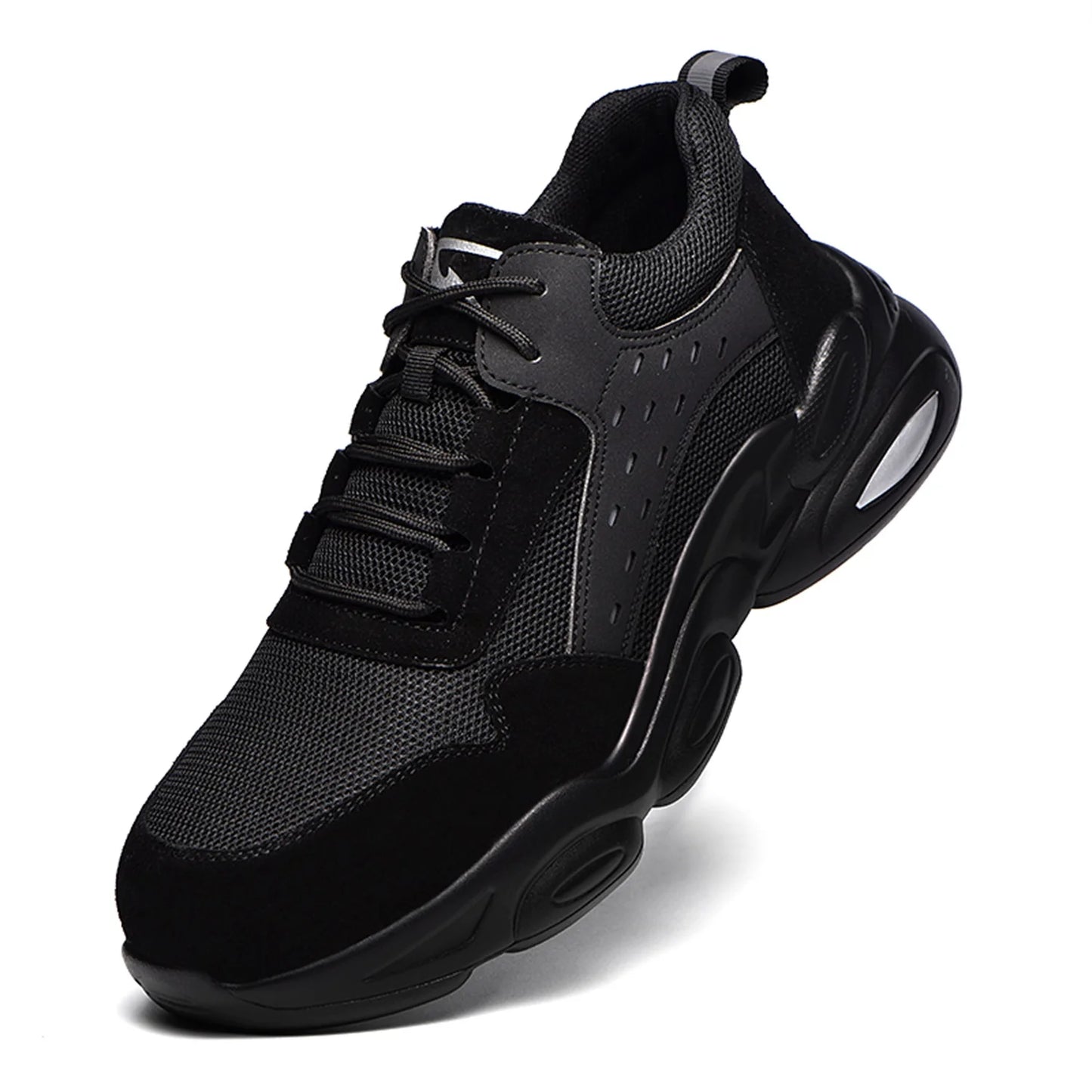 Dropshipping Construction Anti-slip Protective Breathable Lightweight Stock Big Size Men Top 10 Brand Leather Safety Shoes-meg BEST buys