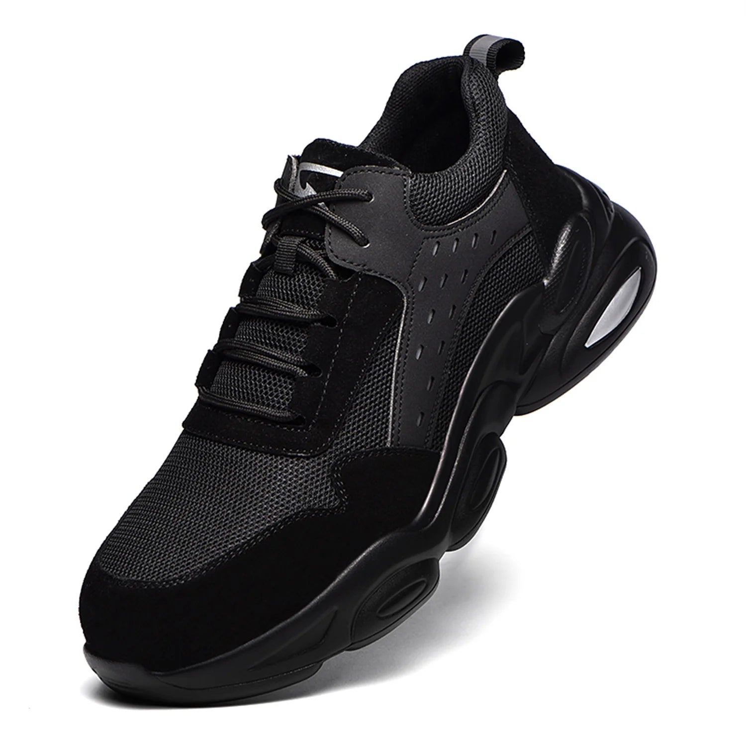 Dropshipping Construction Anti-slip Protective Breathable Lightweight Stock Big Size Men Top 10 Brand Leather Safety Shoes-meg BEST buys