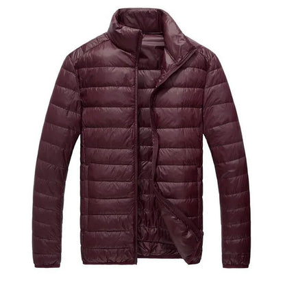 Men's All-Season Ultra Lightweight Packable Down Jacket Water and Wind-Resistant Breathable Coat Size M-5XL Men Hoodies Jackets-meg BEST buys