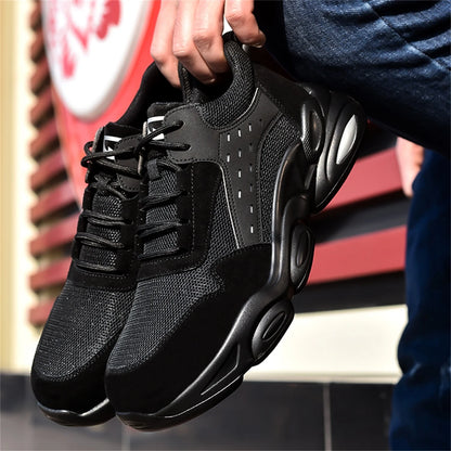 Dropshipping Construction Anti-slip Protective Breathable Lightweight Stock Big Size Men Top 10 Brand Leather Safety Shoes-meg BEST buys