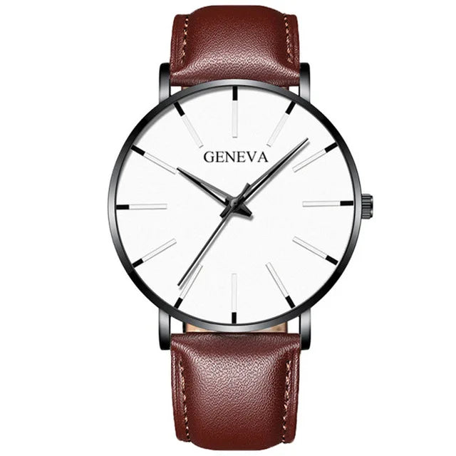 2021 Minimalist Men's Fashion Ultra Thin Watches Simple Men Business Stainless Steel Mesh Belt Quartz Watch relogio (KWT2236)-meg BEST buys