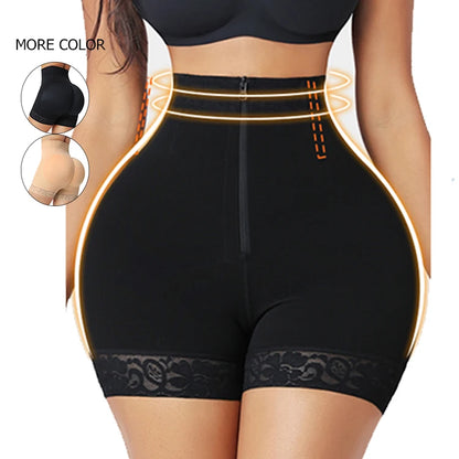 HEXIN New Arrival High Waist Women Body Shaper Zipper Design Compression Seamless Shapewear Butt Lifter Shaper-meg BEST buys