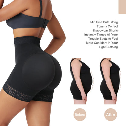 HEXIN New Arrival High Waist Women Body Shaper Zipper Design Compression Seamless Shapewear Butt Lifter Shaper-meg BEST buys