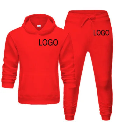 Wholesale Winter Custom logo Jogging Suits Plain Solid Color Hoodie Men Sweatersuit Tracksuit-meg BEST buys