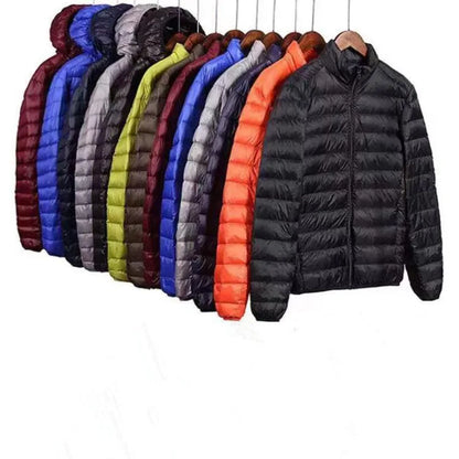 Men's All-Season Ultra Lightweight Packable Down Jacket Water and Wind-Resistant Breathable Coat Size M-5XL Men Hoodies Jackets-meg BEST buys