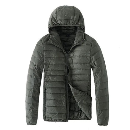 Men's All-Season Ultra Lightweight Packable Down Jacket Water and Wind-Resistant Breathable Coat Size M-5XL Men Hoodies Jackets-meg BEST buys