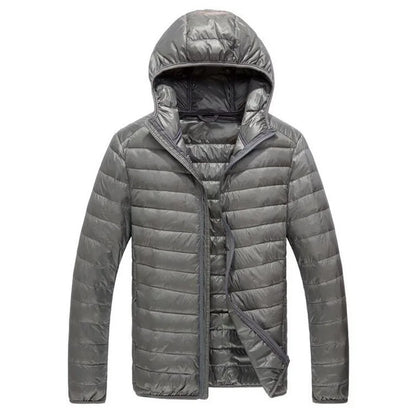 Men's All-Season Ultra Lightweight Packable Down Jacket Water and Wind-Resistant Breathable Coat Size M-5XL Men Hoodies Jackets-meg BEST buys