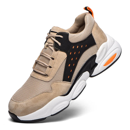 Dropshipping Construction Anti-slip Protective Breathable Lightweight Stock Big Size Men Top 10 Brand Leather Safety Shoes-meg BEST buys