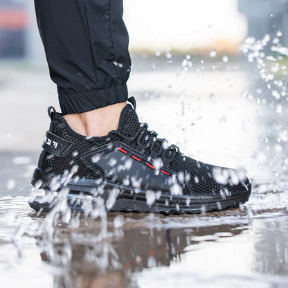 Dropshipping Men Steel Toe Work Indestructible slip Resistant Lightweight Construction Sneakers Women Safety Shoes-meg BEST buys