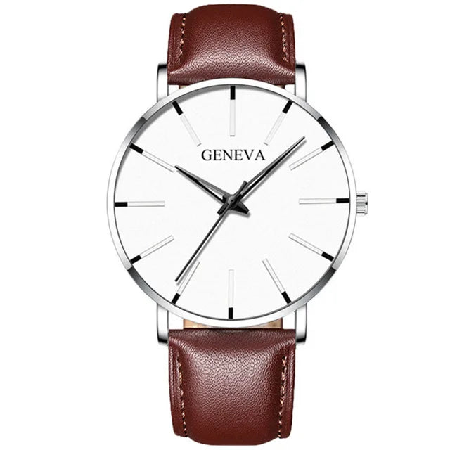 2021 Minimalist Men's Fashion Ultra Thin Watches Simple Men Business Stainless Steel Mesh Belt Quartz Watch relogio (KWT2236)-meg BEST buys
