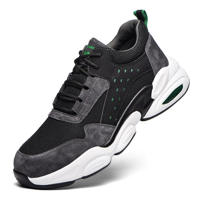 Dropshipping Construction Anti-slip Protective Breathable Lightweight Stock Big Size Men Top 10 Brand Leather Safety Shoes-meg BEST buys