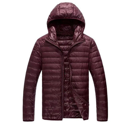 Men's All-Season Ultra Lightweight Packable Down Jacket Water and Wind-Resistant Breathable Coat Size M-5XL Men Hoodies Jackets-meg BEST buys