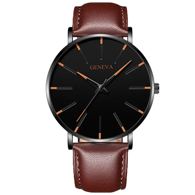 2021 Minimalist Men's Fashion Ultra Thin Watches Simple Men Business Stainless Steel Mesh Belt Quartz Watch relogio (KWT2236)-meg BEST buys