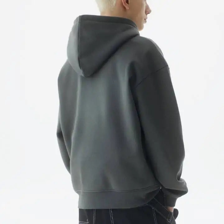 Autumn and winter wholesale plain blank 350 grams oversize pullover men's winter fleece hoodie fleece hooded sweater-meg BEST buys