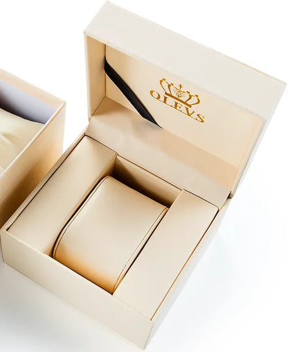 OEM Brand Black Gift Box OLEVS gift box for watch Customs gift box for quartz watch and mechanical watch-meg BEST buys