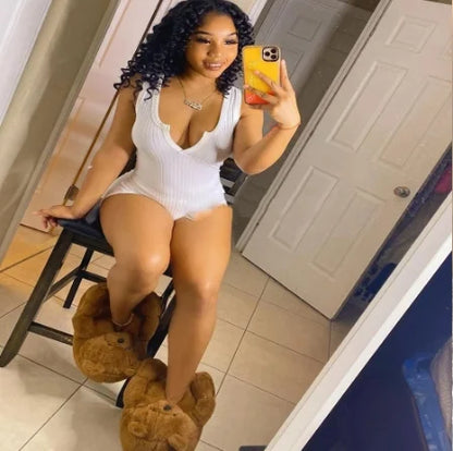 2021 new arrivals Latest Hot Popular Winter Warm Cotton Home Plush All-inclusive Teddy Bear Slippers-meg BEST buys