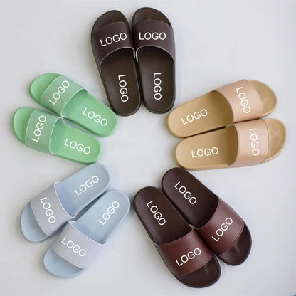 Slippers Custom Made Logo Fashion Street Brand Non-Slip beach Indoor And Outdoor Home Company Gifts Male Sandals And Slippers-meg BEST buys