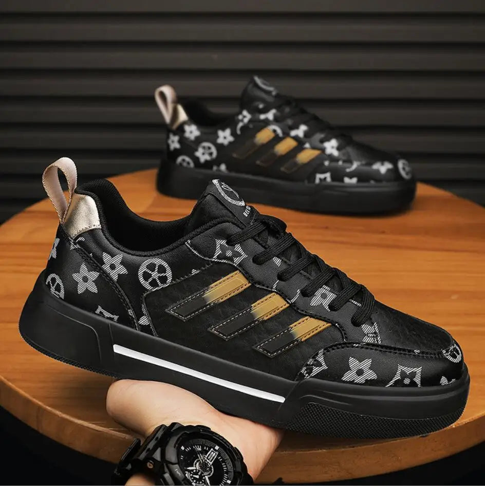 Casual shoes men's leather board shoes trendy men's fashion soft leather men's shoes cowhide all-match loafers-meg BEST buys