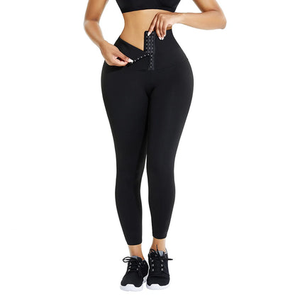 HEXIN Custom Logo Summer New Listing Adjustable Hooks Waist Trimmer Trainer Leggings Butt Lifter Shorts For Women-meg BEST buys