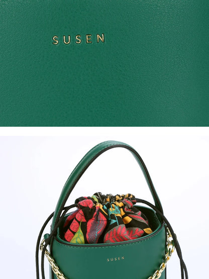 SUSEN CHRISBELLA handbags Bohemian Style women hand bags luxury handbags for women women's bucket bags-meg BEST buys