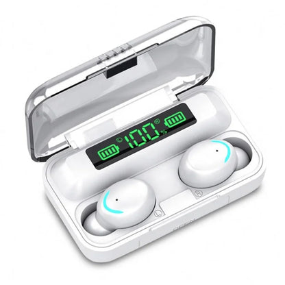 True wireless f9 f9-5 black earbuds in ear buds earbuds with power bank wholesale noise cancelling tws earphone-meg BEST buys