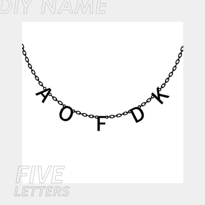 eManco Customized Name Necklace Personalized Nameplate Gold Letter Name 2022 Necklace Chain Stainless Steel Jewelry Engrave-meg BEST buys