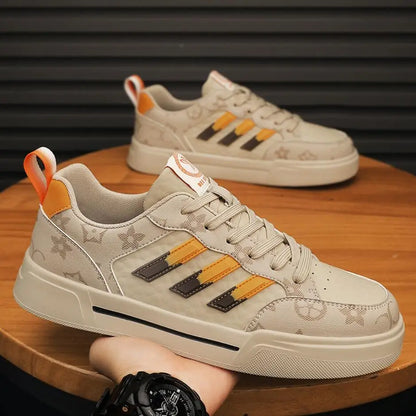 Casual shoes men's leather board shoes trendy men's fashion soft leather men's shoes cowhide all-match loafers-meg BEST buys