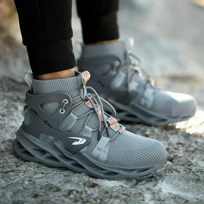 Hot Selling Industrial Protective Breathable Work Boot Casual Trainers Steel Toe Safety Shoes for Men Women-meg BEST buys