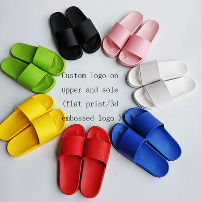 OEM Custom Black Slides Footwear Sandal PVC,Custom Logo Slippers Men Plain Blank Slide Sandal,Slippers Custom Logo Slide-meg BEST buys