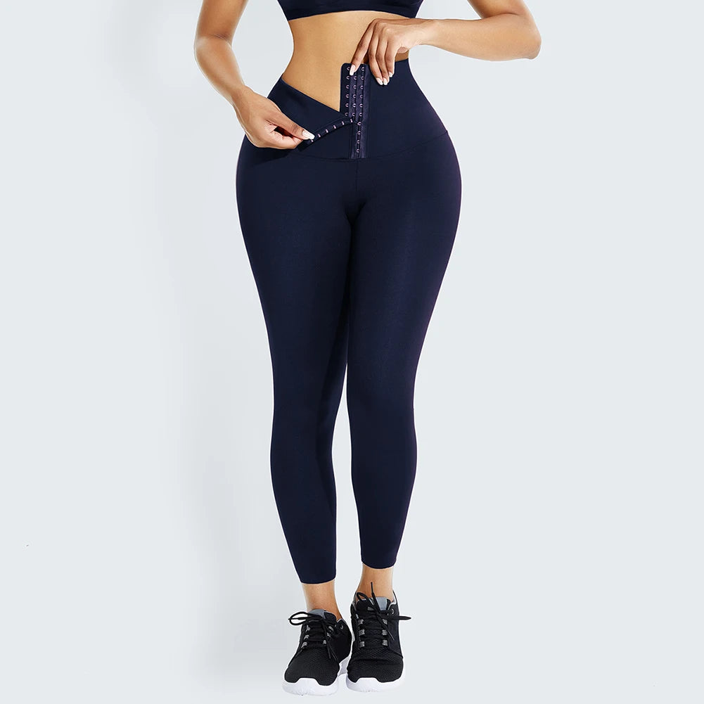 HEXIN Custom Logo Summer New Listing Adjustable Hooks Waist Trimmer Trainer Leggings Butt Lifter Shorts For Women-meg BEST buys