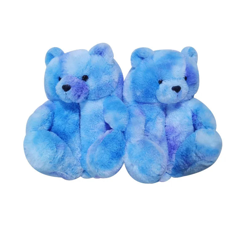 2021 new arrivals Latest Hot Popular Winter Warm Cotton Home Plush All-inclusive Teddy Bear Slippers-meg BEST buys