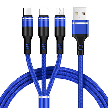 Free sample 2021 On Stock Wholesale 3 In 1 Fast Charging Cable Micro usb fast charging cable-meg BEST buys