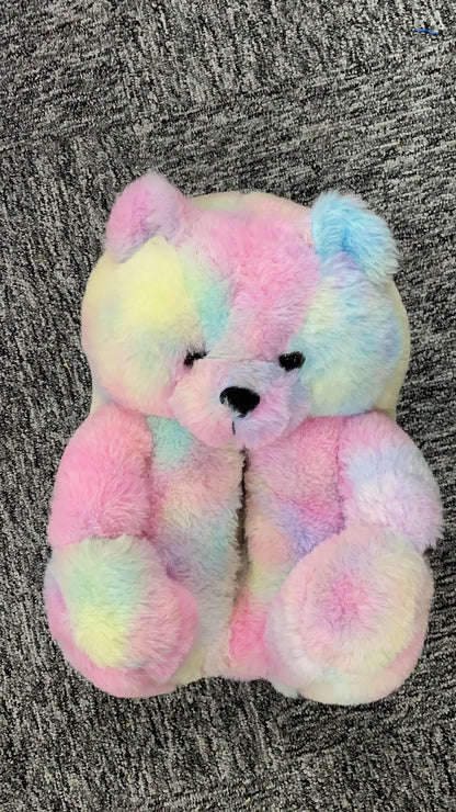 2021 new arrivals Latest Hot Popular Winter Warm Cotton Home Plush All-inclusive Teddy Bear Slippers-meg BEST buys