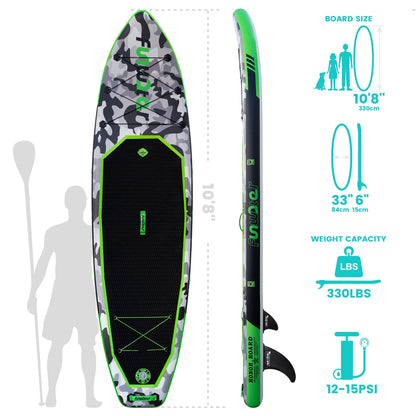 FUNWATER Free Shipping Dropshipping OEM inflatable sup board 12' sup gonfiabil double layer sup boards waterplay surfing-meg BEST buys