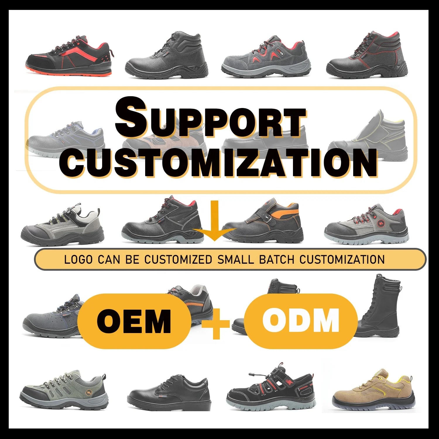 Leather sport light weight women fashionable Plush industrial price high cut work steel toe men brand boots safety shoes-meg BEST buys