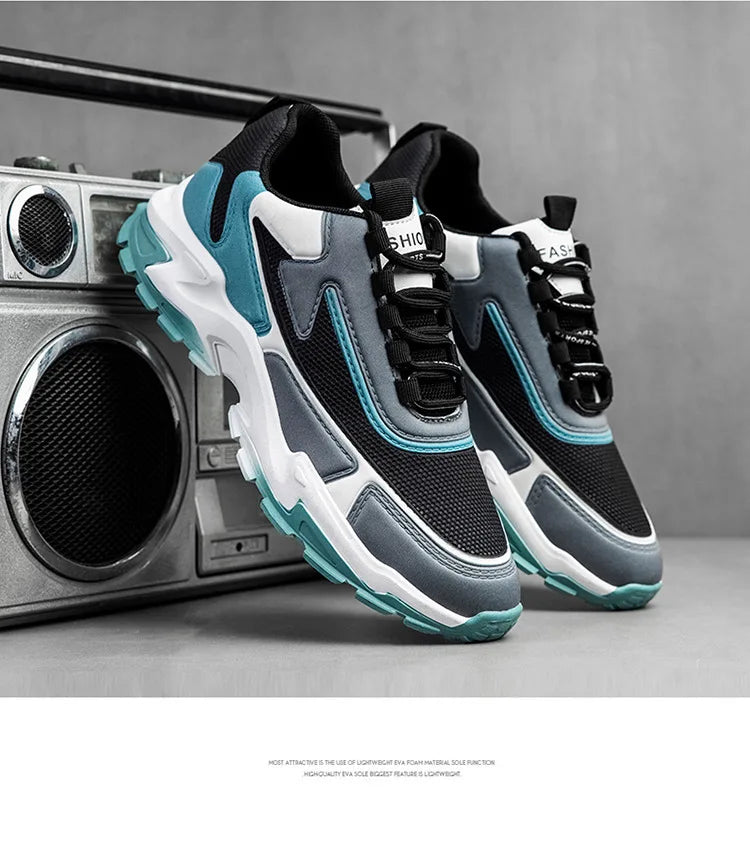 2022 fashion trend thick sole men's running sports basketball shoes sneakers trainers for men-meg BEST buys