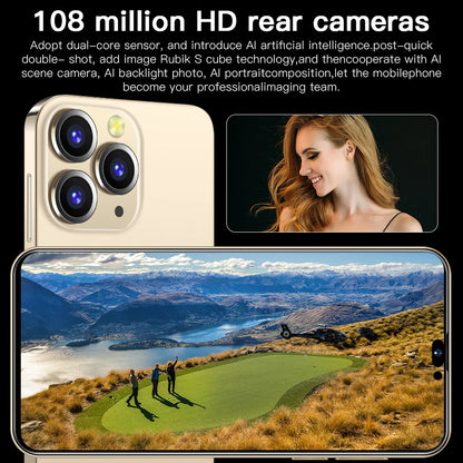 Hot Selling Phone i 14 Pro Max original Unlocked GPS Tracking Phone 6.7 inch 16GB+1TB Android Smartphones Phones Mobile-meg BEST buys