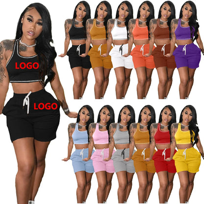 Casual Ladies 2 Pcs Solid Color Hooded Bodycon Yoga Wear Clothing Two Piece Women Tracksuit Set-meg BEST buys