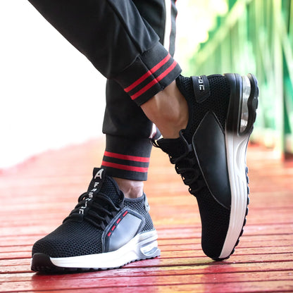 Dropshipping men steel toe work indestructible slip resistant lightweight construction sneakers women safety shoes-meg BEST buys