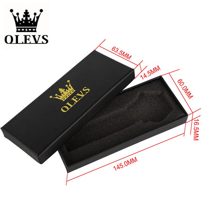 OEM Brand Black Gift Box OLEVS gift box for watch Customs gift box for quartz watch and mechanical watch-meg BEST buys