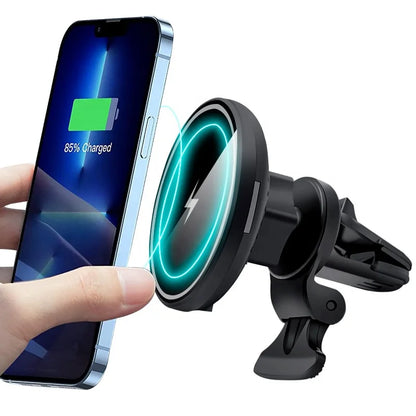 Magnetic Car Charger Strong Magnetic Charger Wireless for Iphone 13 Pro Max with Air Vent Holder Mobile Phone M1 OEM TYPE-C Qi2-meg BEST buys