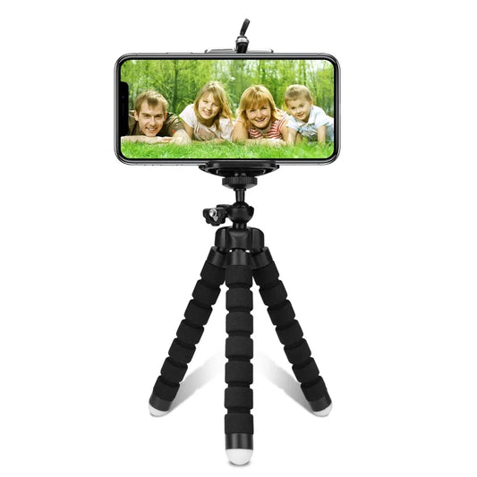 2020 drop shipping Flexible Sponge Mini Tripod With Remote Shutter For smartphone mini Camera Phone Holder clip stand-meg BEST buys