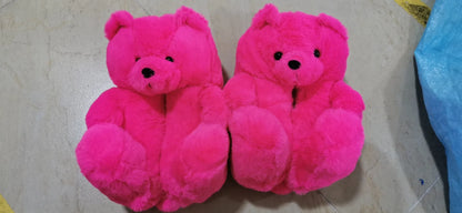 2021 new arrivals Latest Hot Popular Winter Warm Cotton Home Plush All-inclusive Teddy Bear Slippers-meg BEST buys