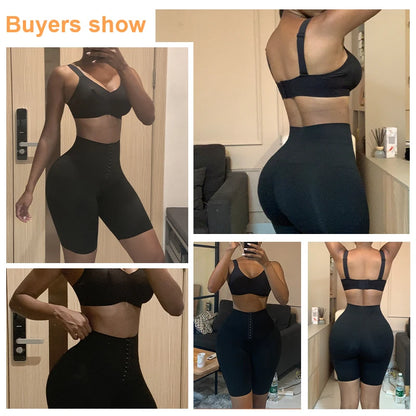 HEXIN Custom Logo Summer New Listing Adjustable Hooks Waist Trimmer Trainer Leggings Butt Lifter Shorts For Women-meg BEST buys