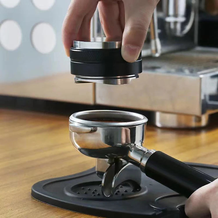 51mm 54mm 58mm Custom 304 Stainless Steel Adjustable 3 Leaf Base Coffee Leveler Dual Head Espresso Coffee Distributor-meg BEST buys