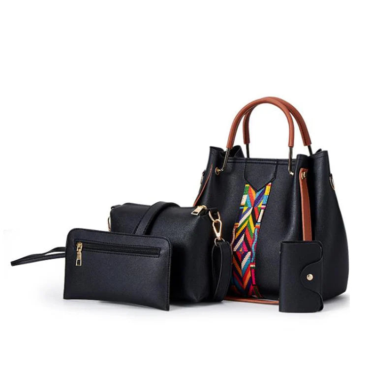 Trending PU Leather Large Ladies Purse and Handbags Custom Logo Women Tote Hand Bags Set-meg BEST buys