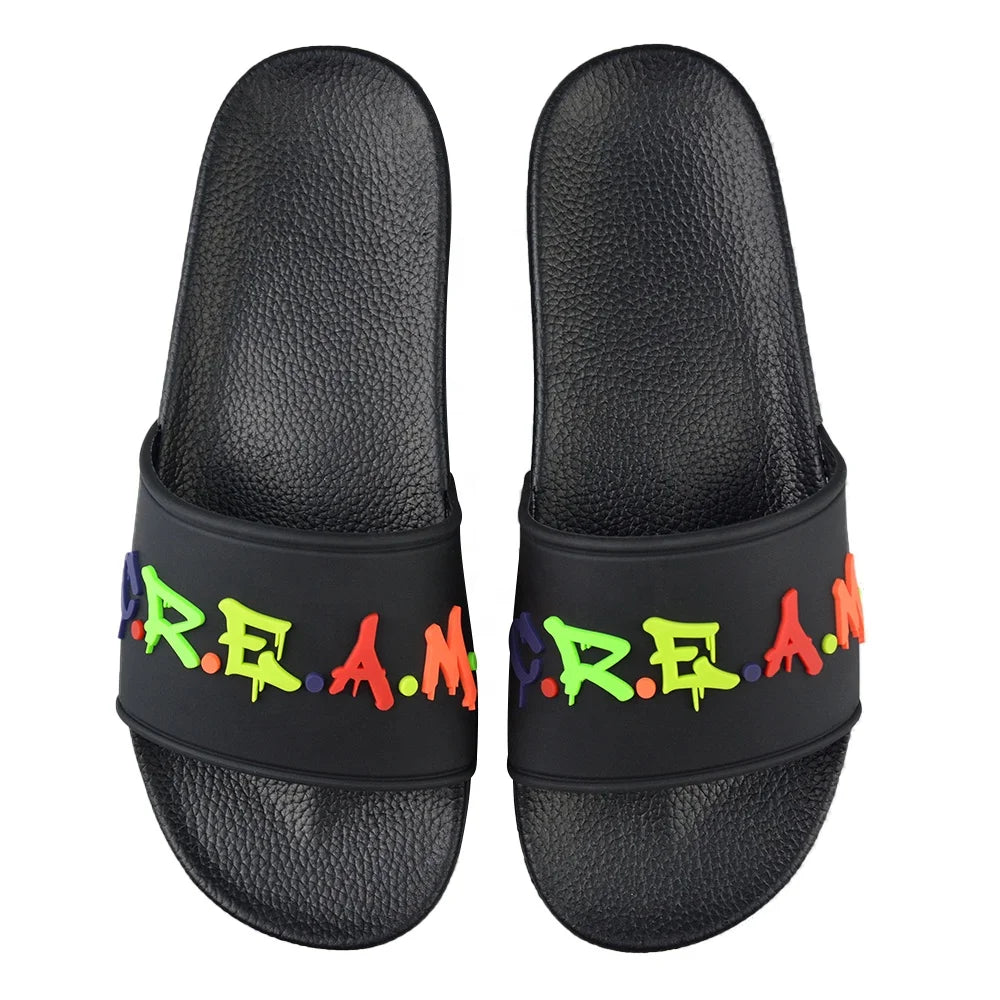 High Quality Flat Slides Footwear for Men Casual Designer Women Slides Custom Slippers with Logo-meg BEST buys