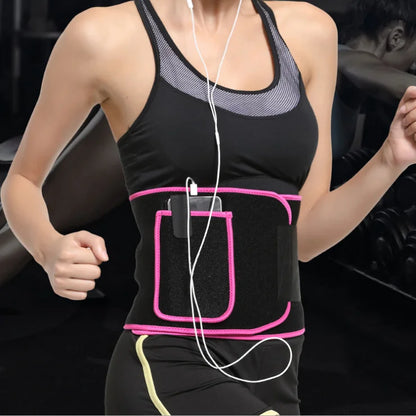 Custom tummy belt sweet waist trimmer sweat belt for weight loss with pocket-meg BEST buys